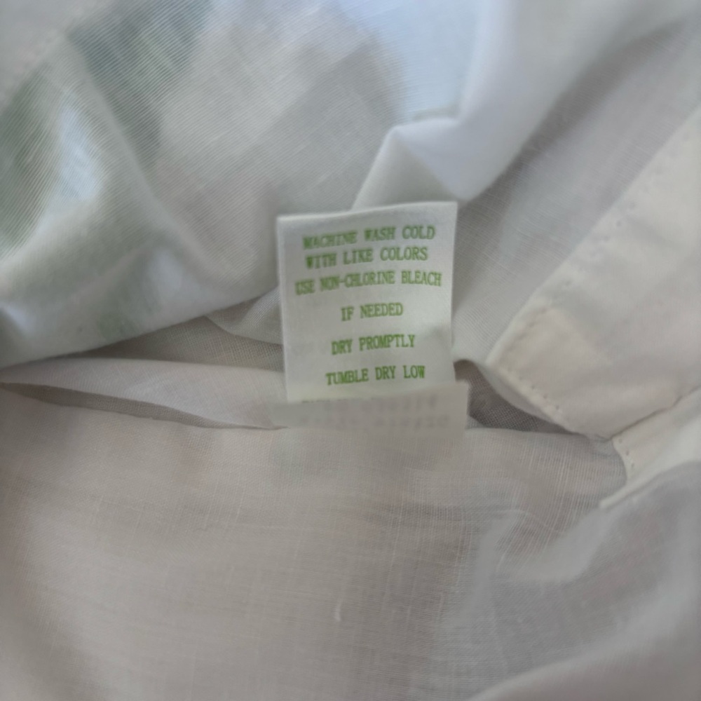 LILLY PULITZER Girls Size 8 Shift Dress White Embroidered Birds Beach Coastal - Picture 11 of 12
